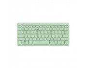 Trust  Lyra Multi-Device Compact Wireless keyboard, RF 2.4GHz, Bluetooth v5.0, Key technology - scissor, FN keys, Indicators Charging, Connection status, Caps-lock, Wireless mode; USB-A, USB-C, Rechargeable battery, 301g, Green, US