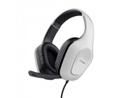 Trust Gaming GXT 415W ZIROX Lightweight Headset with flexible microphone, ABS plastic, 200 cm cable, 3.5mm, White