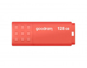 128GB USB3.0  Goodram UME3 Orange, Plastic, Anti-slip design (Read 60 MByte/s, Write 20 MByte/s)