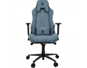 Gaming/Office Chair AROZZI Vernazza Soft Fabric, Blue Grey, Soft Fabric, max weight up to 135-145kg / height 165-190cm, Recline 165°, 3D Armrests, Head and Lumber cushions, Metal Frame, Aluminium wheelbase, Large  nylon casters, W-28.5kg