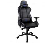 Gaming/Office Chair AROZZI Verona Signature PU, Black /Blue logo, max weight up to 120-130kg / height 165-190cm, Recline 165°, 4D Armrests, Head and Lumber cushions, Metal Frame, Nylon wheelbase, Small casters, W-28.3kg