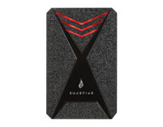 2.5- External SSD 512GB  Surefire GX3 Gaming SSD (by Verbatim), USB 3.2 Gen 1, Black/Red, Includes USB-C Adapter, Ultra-small and lightweight SSD, Stylish black design with a 3D surface, Nero Backup Software