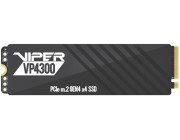 M.2 NVMe SSD 2.0TB VIPER (by Patriot) VP4300, w/ 2x Heatspreaders, Interface: PCIe4.0 x4 / NVMe 1.3, M2 Type 2280 form factor, Seq Read 7400 MB/s, Write 6800 MB/s, Random Read 800K IOPS, Write 800K IOPS, Thermal Throttling, DRAM Cache 2GB DDR4, Controller