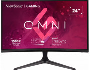 23.8- VIEWSONIC VA LED VX2418C Curved Gaming Black (1ms, 3000:1, 250cd, 1920x1080, 178°/178°, HDMI x 2, DisplayPort, 165Hz Refresh Rate, AMD Adaptive Sync, Curveture 1500R, Speakers 2 x 2W, Audio Line-out, VESA)