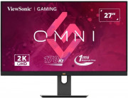 27.0- VIEWSONIC IPS LED VX2758A-2K-PRO Gaming Bordless Black (1ms, 1000:1, 250cd, 2560x1440, 178°/178°, HDMI x 2, DisplayPort, 170Hz Refresh Rate, Console Mode 120Hz, HDR10, AMD FreeSync Adaptive Sync, Audio Line-out, VESA)