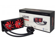 XILENCE Liquid Cooler (XC975) -LiQuRizer 240- Performance A+ Socket LGA 1700/2066/2011/1151/1150/1155/1156/1200 & AM5/AM4, up to 300W, 2x TF120 Red Fans:120x120x25mm, PWM fans:700-1800rpm, 18.0-32.2 dBA, 70CFM, pump: 2100±10% rpm, 25dBA, 3 pin, LED lit Pu