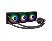 XILENCE Liquid Cooler (XC980) -LiQuRizer 360 ARGB- Performance A+ Socket LGA Intel: 1700/2066 /2011/1151/115x/1200 & AMD: AM4/ AM5, up to 400W, 3x A-RGB PWM TF120 fans:120x120x25mm, PWM fans: 700-1800rpm 18.0-32.2 dBA, 70CFM, pump: 2100, Pump Head w /ARGB