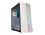 XILENCE -X512.W.RGB- Xilent Blade  ATX Case, without PSU, with Tempered Glass Side Panel, RGB Lighning Front Panel, Tool-free HDD, VGA installation, 2x 3.5-/ 4x 2.5-, 1x USB 3.0, 2x USB 2.0, 1x Mic, 1xHeadphones, ARGB Control Board, LED Control Botton, PS