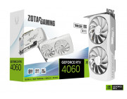 ZOTAC GeForce RTX™ 4060 Twin Edge OC White Edition  8GB GDDR6, 128bit, 2490/17000Mhz, Ada Lovelace/DLSS3, PCIeX16 4.0, 1xHDMI, 3xDP, Compact 2.0 Slot Footprint, Dual Fan / IceStorm 2.0, Active Fan Control/FREEZE Fan Stop, SPECTRA RGB Lightning, Metal Back