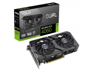 ASUS Dual GeForce RTX™ 4060 EVO OC Edition 8GB GDDR6 128bit, 2535/17000MHz, 1xHDMI, 3xDP, Dual Fan, PCI-E 4.0, 2.5-slot design, Axial-tech fans, Dual Ball bearing, 0dB technology, Protective Backplate, Dual BIOS, 1x8pin, Black, Retail