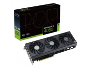 ASUS ProArt GeForce RTX™ 4060 OC Edition 8GB GDDR6 128bit, 2580/17000MHz, 1xHDMI, 3xDP, Triple Fan, PCI-E 4.0, 2.5-slot design, Larger Axial-tech fans, Dual Ball bearing, Reverse Rotation, 0dB technology, Auto-Extreme, Backplate, 1x8pin, Black