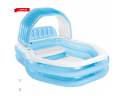 INTEX Семейный надувной бассейн с навесом 229x191x135 см, 530 Л, 3+