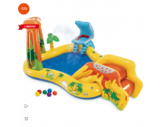 INTEX Надувной игровой центр “В мире динозавров” 249x191x109 см, 310л, до 81 кг, 2+