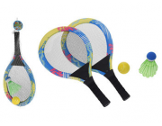 Набор для тенниса/бадминтона 2 ракетки, мячик и воланчик Free Easy, 27X54 см