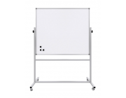 Tabla Whiteboard, 120X140cm, PANDA, dubla/suport mobil, magnetic