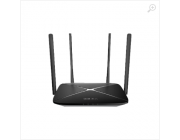 MERCUSYS AC12G  AC1200 Dual Band Wireless Router,  867Mbps at 5GHz + 300Mbps at 2.4GHz, 1 10/100/1000M WAN + 3 10/100/1000M LAN, 4 fixed antennas