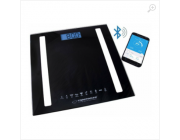 Bluetooth Scale Esperanza 8in1 EBS016K  Black, measurement:  body weight [kg], body fat content [%], water content in the body [%], muscle weight [kg], bone weight [kg], visceral fat index, body mass index (BMI), identification of the optimal calorie inta