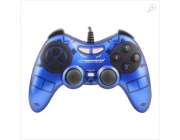 Gamepad Esperanza FIGHTER EGG105B  Blue, Vibration Game Pad, 16 buttons, 2 sticks, Ergonomic design, 2 modes (analog and digital), Soft sweat-resistant surface coating, PC Win 7,8,10 compatible, USB