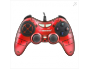 Gamepad Esperanza FIGHTER EGG105R  Red, Vibration Game Pad, 16 buttons, 2 sticks, Ergonomic design, 2 modes (analog and digital), Soft sweat-resistant surface coating, PC Win 7,8,10 compatible, USB