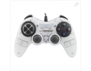 Gamepad Esperanza FIGHTER EGG105W  White, Vibration Game Pad, 16 buttons, 2 sticks, Ergonomic design, 2 modes (analog and digital), Soft sweat-resistant surface coating, PC Win 7,8,10 compatible, USB