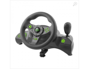 Wheel Esperanza NITRO EGW102, Vibration Force, 12 action buttons, Direction trigger, Digital paddles, Rotation 270 degrees, for PC/PSX/PS2/PS3, USB,  Black