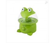 Humidifier Esperanza  FROGGY EHA006  Tank capacity 3,5 L, Power 25 W; Suitable for rooms up to 40 m2; 3 levels of steam outputs; Steam output 300 ml / hr.; 12 hours of continuous operation without refilling the tank; Automatic shutdown after emptying the 