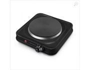 Electric Hot Plate Esperanza ST.HELENS EKH003K Black, 1000W 5 temperature degrees thermostatic protection against overheating The indicator light (on / off) Heat-resistant surface materials