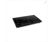 Induction Hot Plate Esperanza ST.MARIA EKH008 Black, 2-burner,  2000W + 2000W, 2 cooking surfaces: polished black crystal glass 280 * 280mm * 2 pieces, Product size: 60 * 36 * 6.5 cm, Wire length: 100 cm,  Automatic pot detection ( The device will switch 