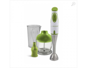 Hand blender Esperanza PESTO EKM003G, Green, 450W, 3 in 1 Chopper, Whisk, Cup of mixing,  Stainless steel knife; Stainless steel removable rod hanger; very quiet engine powered by full copper DC motor 2 speeds; Accessories: cup for mixing , 500 ml; Choppe