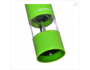 Grinder Esperanza MALABAR EKP001G Green,  LED illumination during use Adjustable grinding thickness Length: 23cm Diameter: 5cm Power: 4* AA batteries (not included)