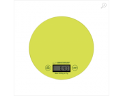 Kitchen Scale Esperanza MANGO EKS003G Green  Touch buttons, Maximum capacity: 5000g, Division: 1g, Four units of measure: g /lb/oz/kg, Tare Function, Overload indicator, Low battery indicator, Power: 1xCR2032 lithium battery