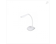 Desk Lamp Esperanza ACRUX ELD103W White, 14 LED’s, Touch switch, 3 levels of brightness, Light color: 5500K, Flexible arm, Built-in eye protection filter, Power: 3W, The angle of incidence of light: 120%, Power supply: USB 5V/0,5A or 4 AAA batteries (USB 