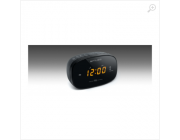 Dual Alarm Clock Radio Muse M-150 CR BLACK, 0.6 inch Amber LED Display, Dimmer ( High / Low / Off ), 20 FM preset stations, Auto scan and store preset stations, Manual tuning and preset store, Wake up by Radio or Buzzer, Snooze, Sleep and Nap, AC 230V, Ba
