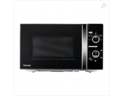 Microwave Oven Toshiba MW-MM20P(BK)-P,  20l, 700W, Black, Mechanical control, Ergonomic Handle, 5 power levels, Easy Operation