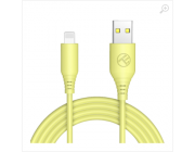Cable USB - Lightning, 3A, 1m, Tellur yellow TLL155397