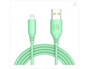 Cable USB - Lightning, 3A, 1m, Tellur green TLL155398