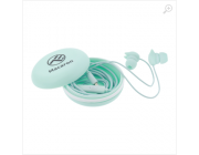 Casti in-ear, Macaron, with mic, wired, Jack 3.5 mm,16 ohm, 20Hz, 1.2 m, silicone, Tellur Blue  TLL162132