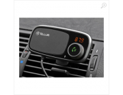 Car FM Transmitter, FMT-B6, Bluetooth, Display, with magnetic support for smartphone, MicroSD, 2 x USB max 3.4A, Tellur Black  TLL171082
