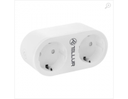 Priza WiFi, 2 porturi EU, 16A, Tellur White  TLL331061