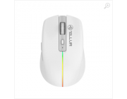Mouse wireless Tellur, Silent Click, RGB light band, Alb