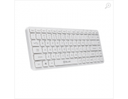 Mini Wireless Keyboard Tellur, 10 meters wireless range, White, US Layout