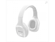 Casti Bluetooth, Over-ear, Pulse, Microfon, Timp de joc muzical până la 8h,  Tellur White  TLL511371