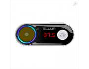 Car FM Transmitter, FMT-B2, Bluetooth, Display, MicroSD, 2 x USB max 2.1A, Tellur Black  TLL622011
