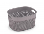 Корзина KIS Filo 6l, 27Х22Х15cm, каппучино