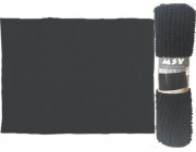 Коврик для ванной комнаты 40X60cm MSV Chenille черн, микрофибра