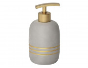 Диспенсер для мыла Golden Stripes 400ml, серый, керамика