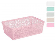 Корзина Econova Floral 10l, 38X25X12.5cm разных цветов