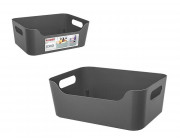 Корзина Econova Scandi 4.6l, 27X19X10.5cm, серая