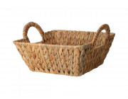 Корзина плетеная из тростника 30X27X11 см, с ручками