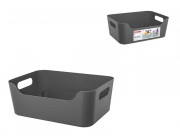 Корзина Econova Scandi 3.1l, 24X17X9cm, серая